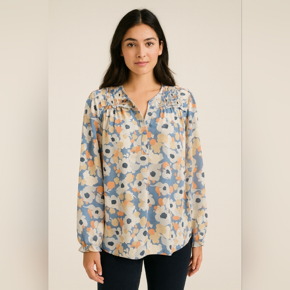 Joie Peasant Top Floral Fields‎ Boho Cottagecore Brand New Size Medium